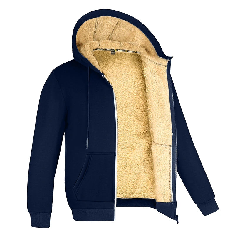 Veste Polaire Homme À Capuche