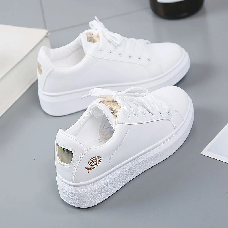 Chaussures Femme Fleurs Brodées