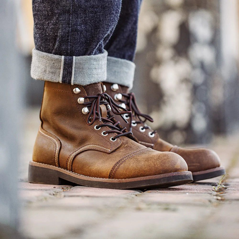 Bottines Cuir – Style Vintage Rétro