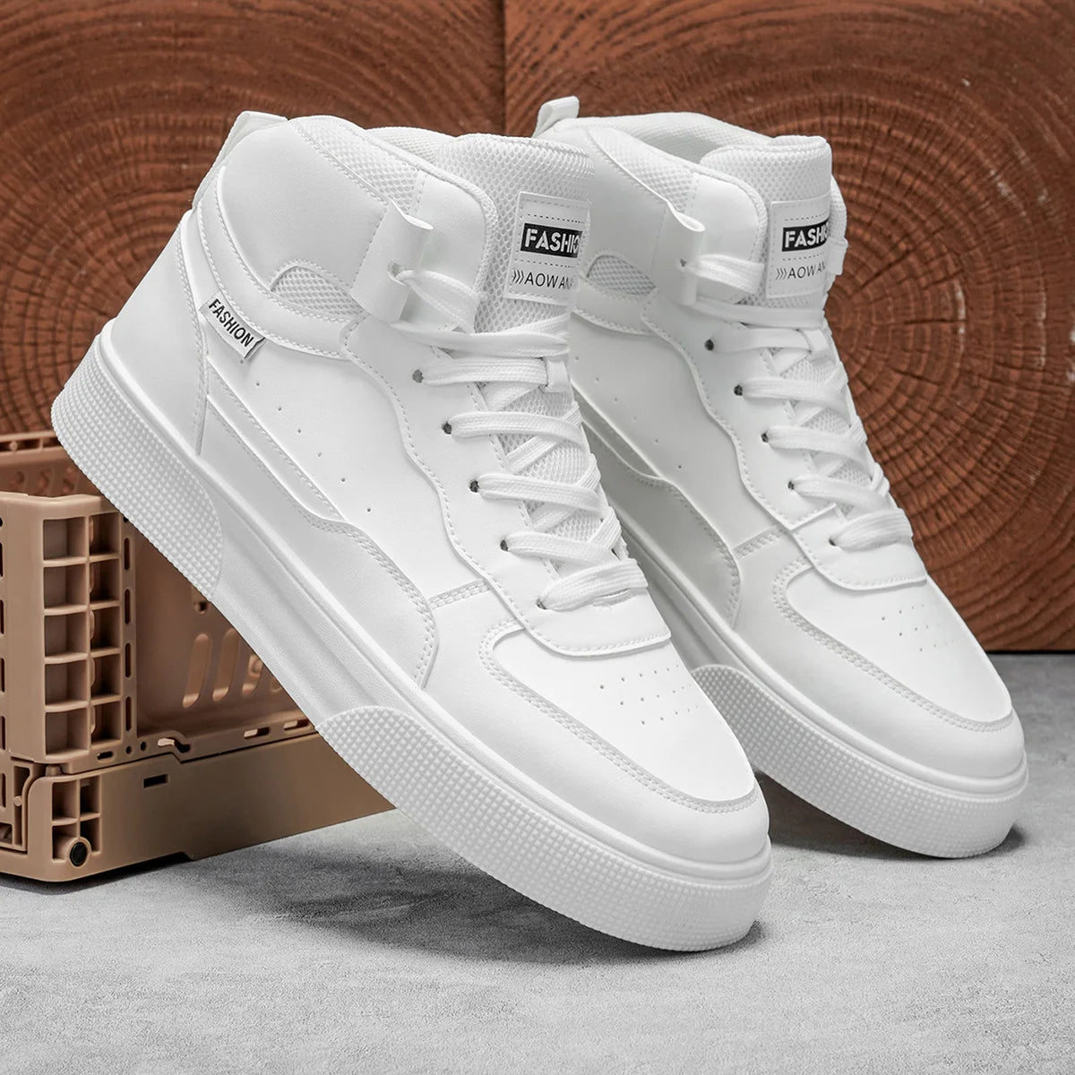 Chaussures Montantes – Style Basket & Skate