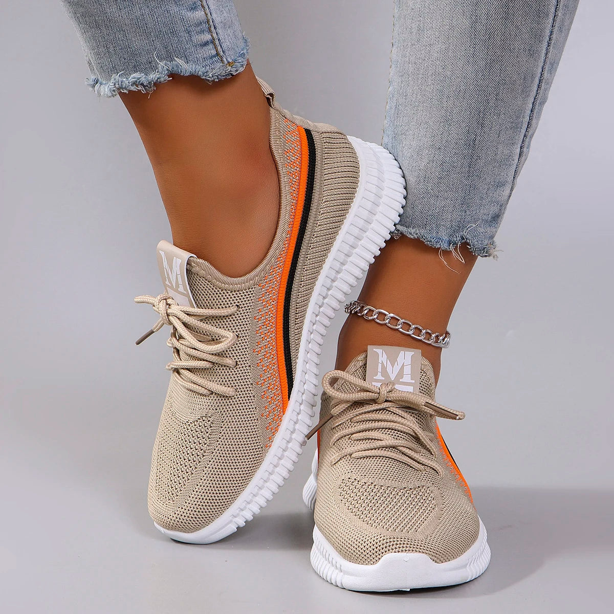 Chaussures Femme – Semelle Plate Lacets | Été