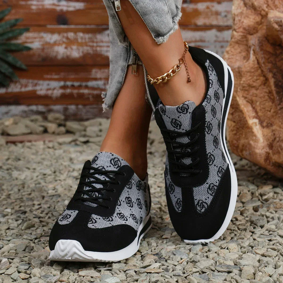 Chaussures motif Floral
