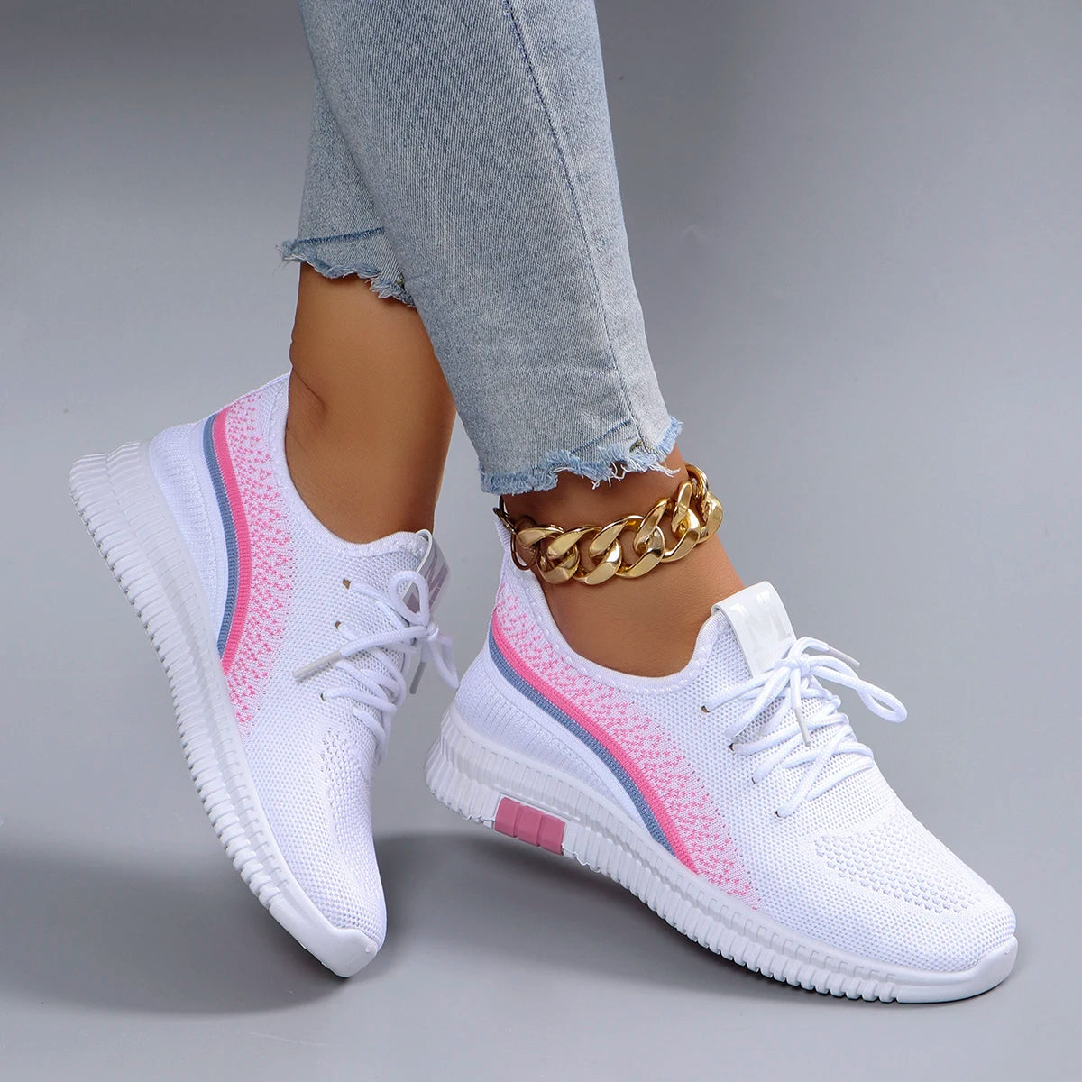 Chaussures Femme – Semelle Plate Lacets | Été