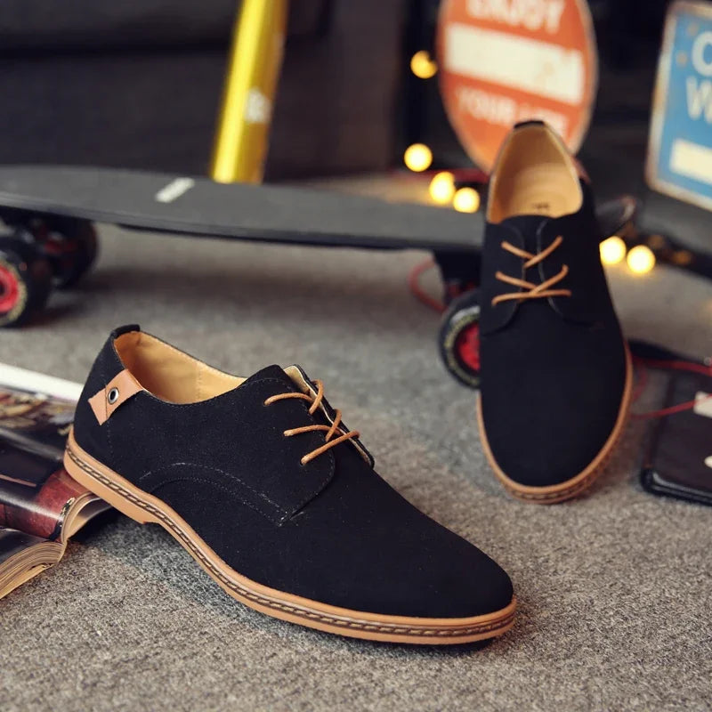 Chaussures Oxford en Daim