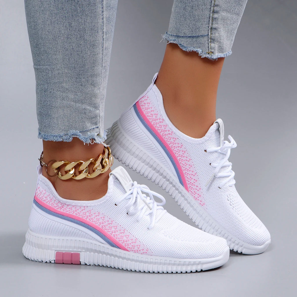Chaussures Femme – Semelle Plate Lacets | Été