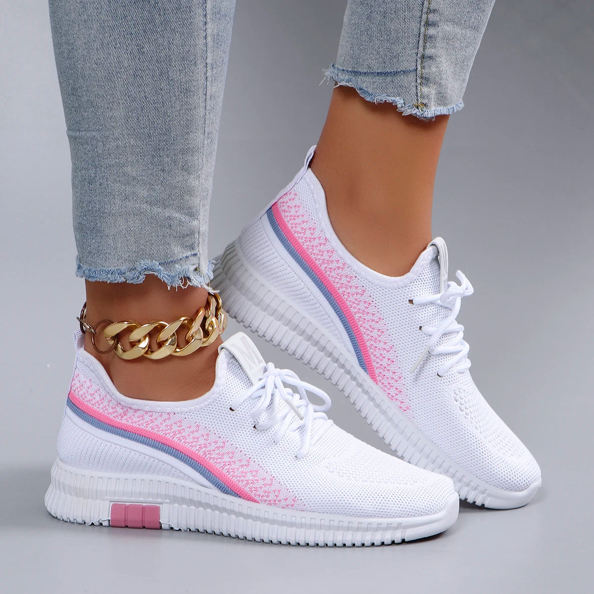 Chaussures Femme – Semelle Plate Lacets | Été