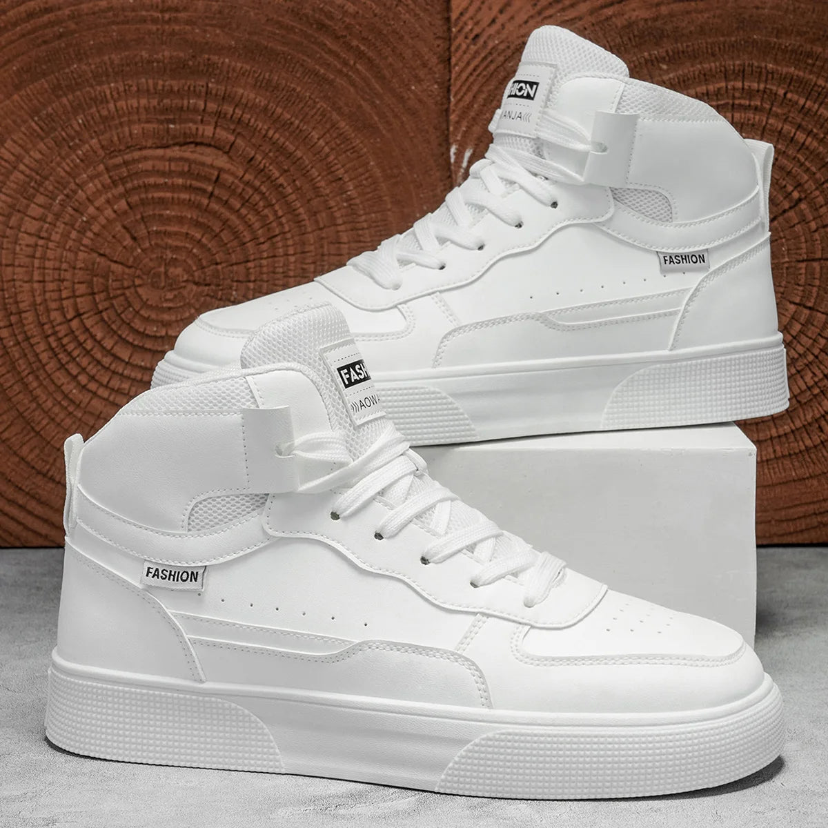 Chaussures Montantes – Style Basket & Skate