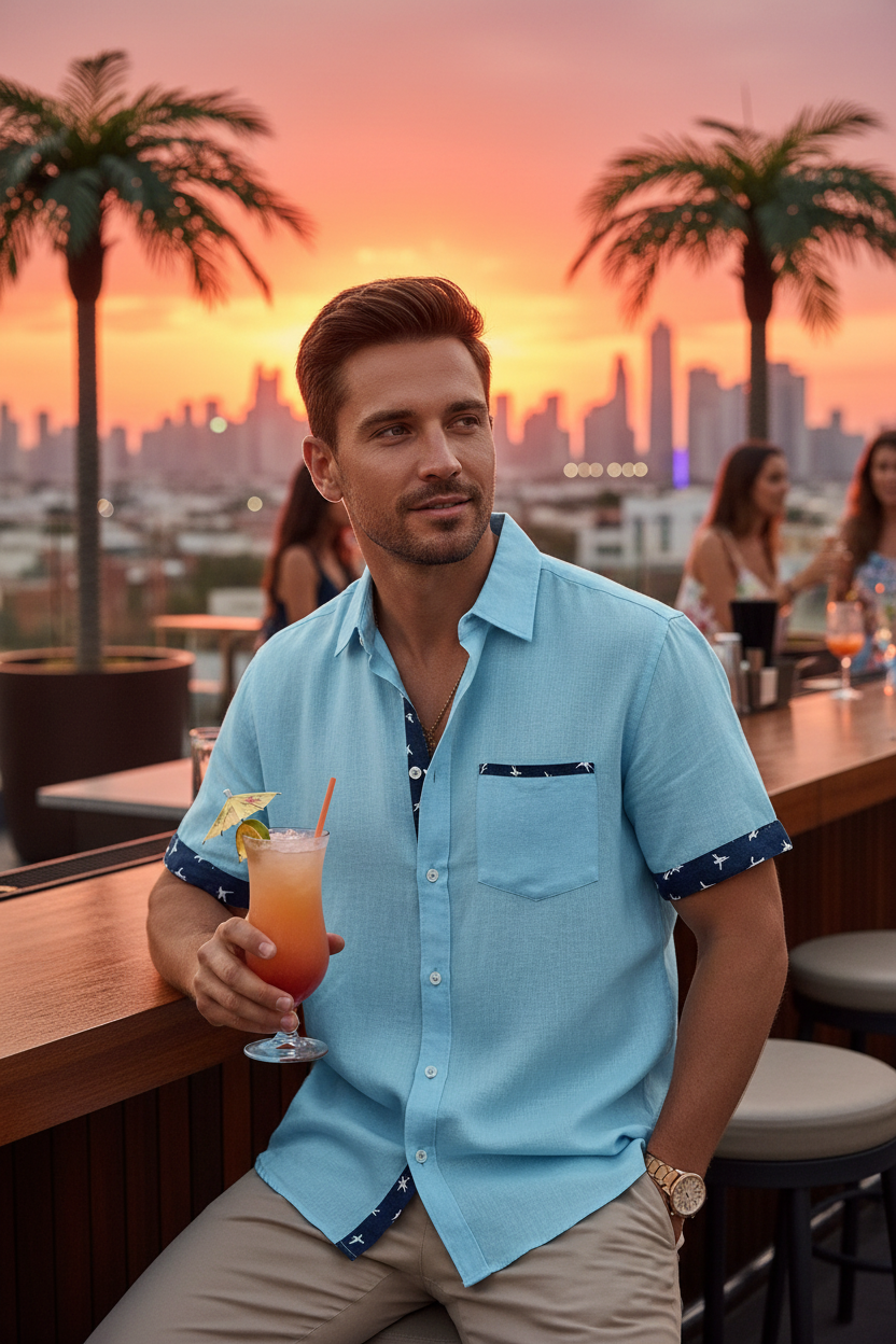 Bleu clair – Rooftop