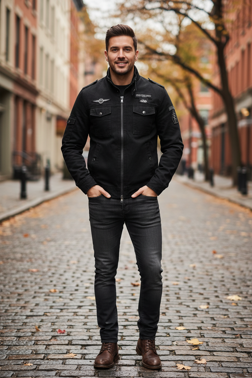 Bomber Noir