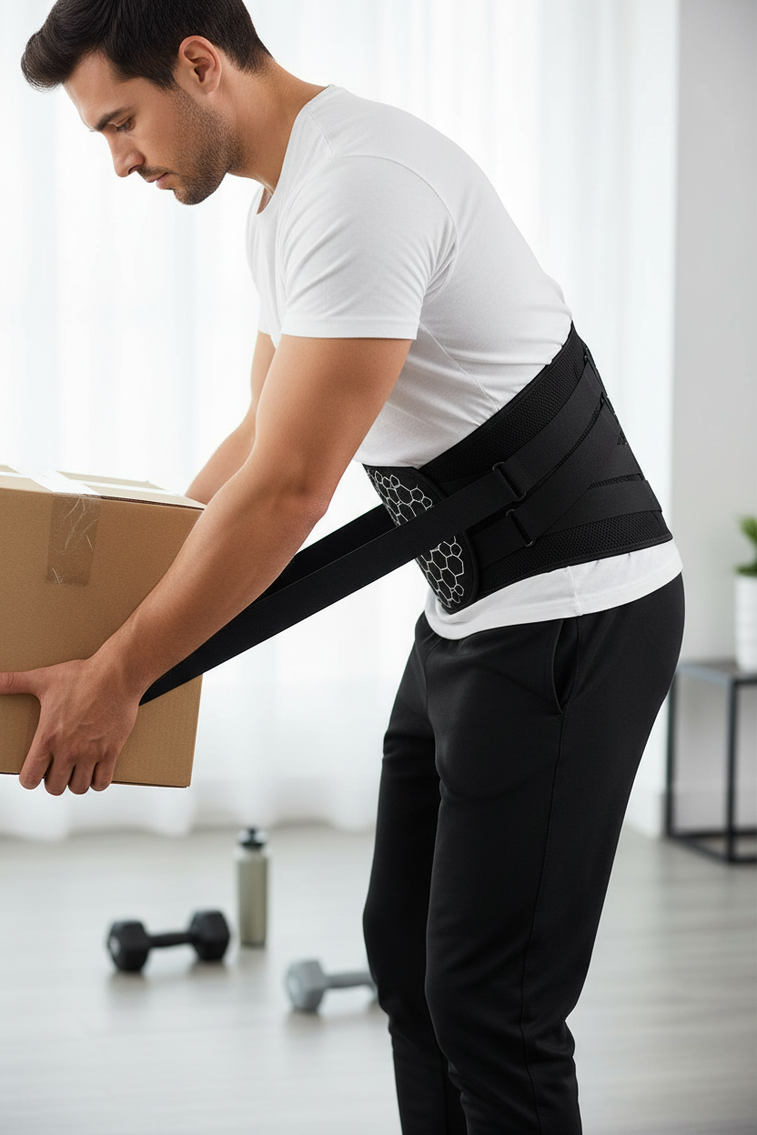 Ceinture lombaire – Levage gros plan