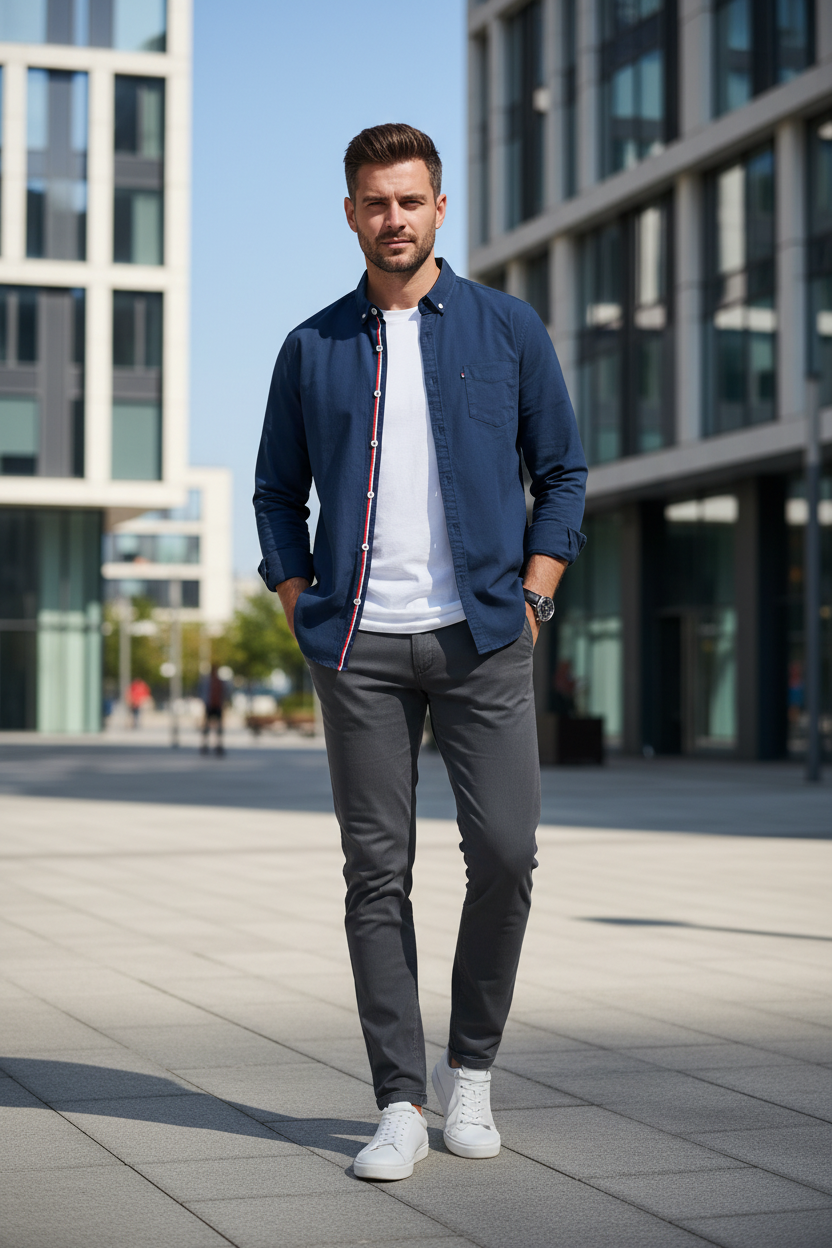 Chemise Bleu Marine