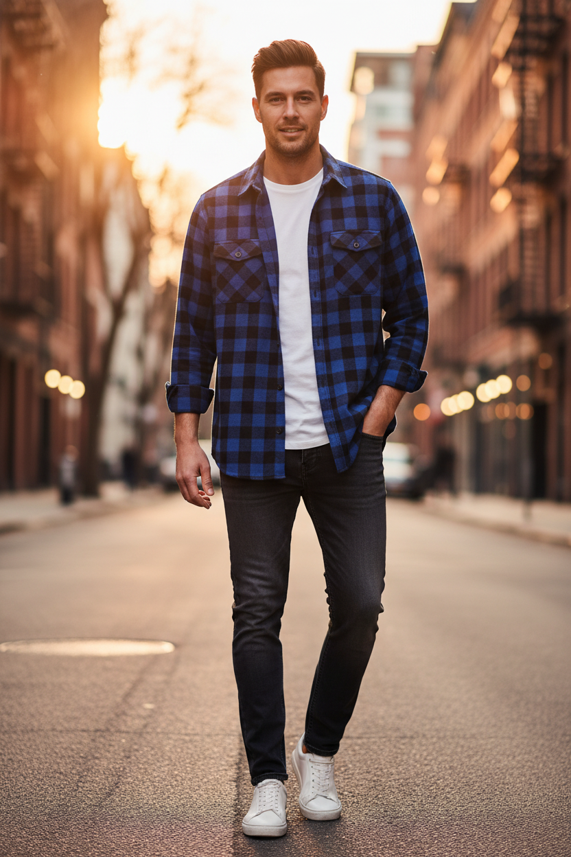 Chemise Bleu
