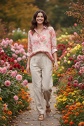 Chemise Florale Rose - EU