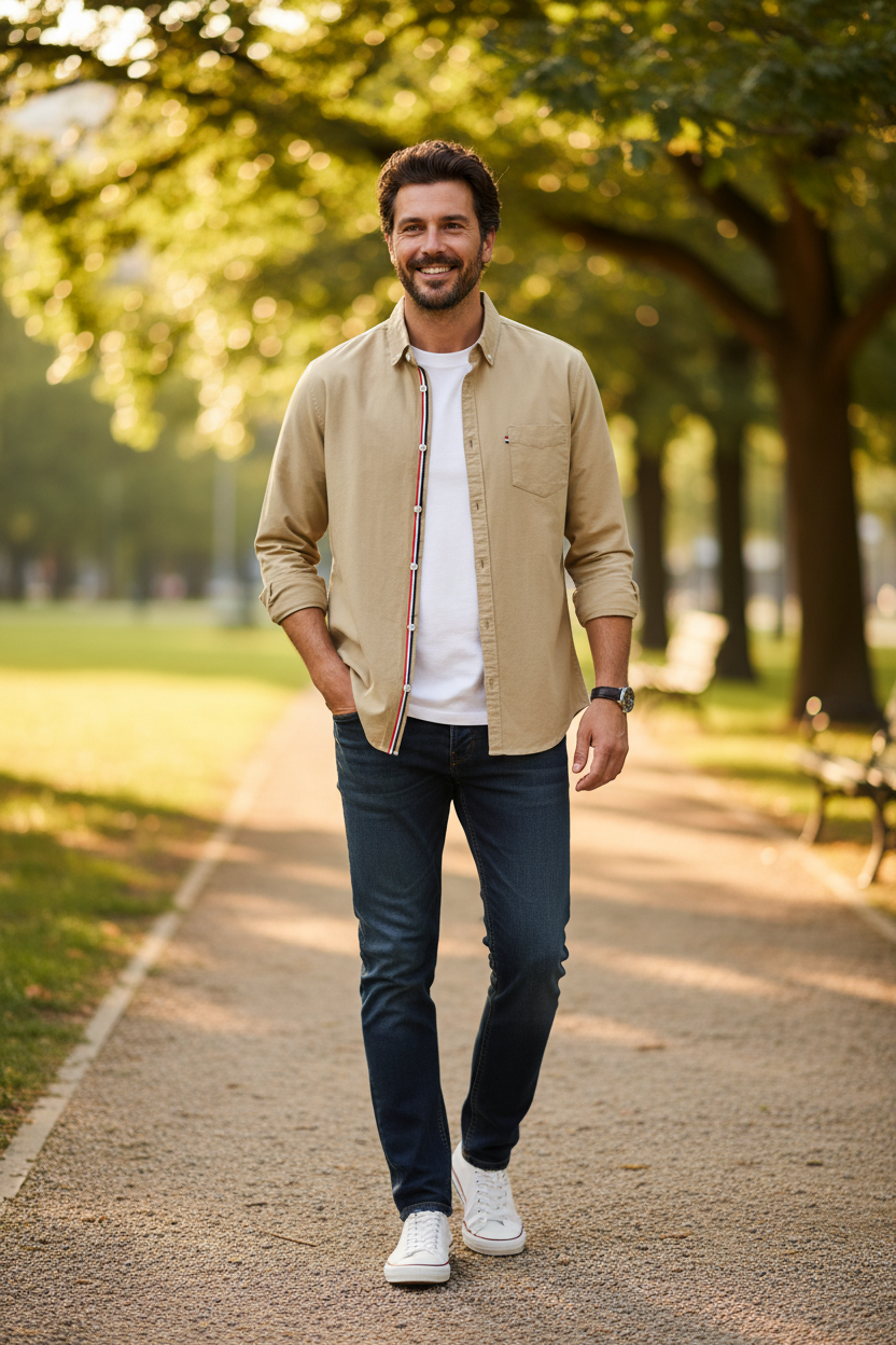 Chemise Kaki