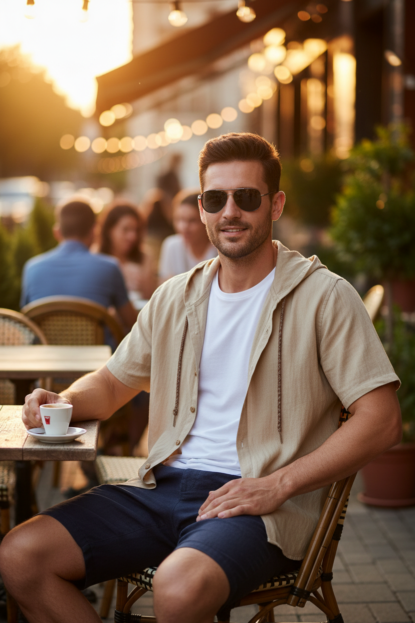 Chemise Khaki – Café
