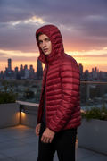 Doudoune Rouge – Rooftop