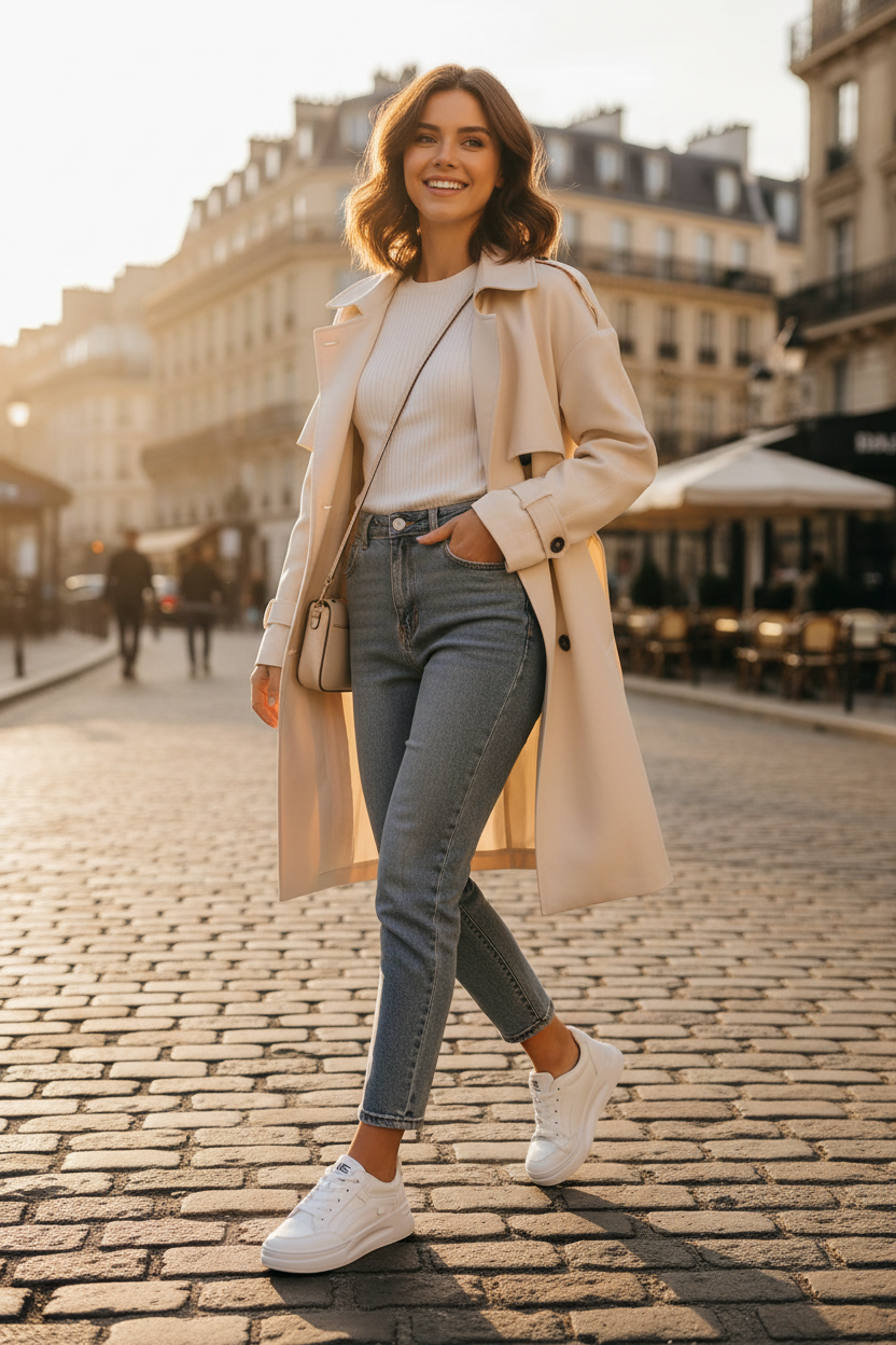 Femme visage visible – Lifestyle Paris