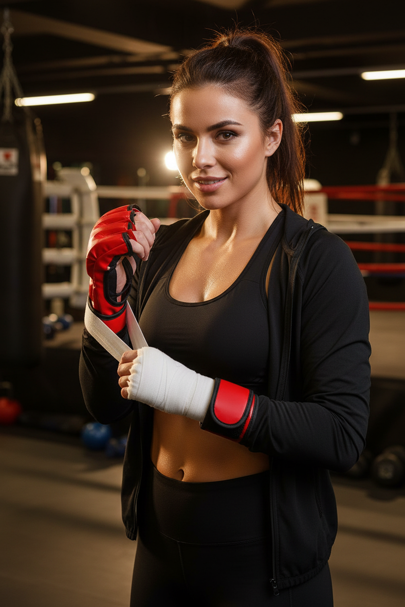 Gants Rouge Femme 2