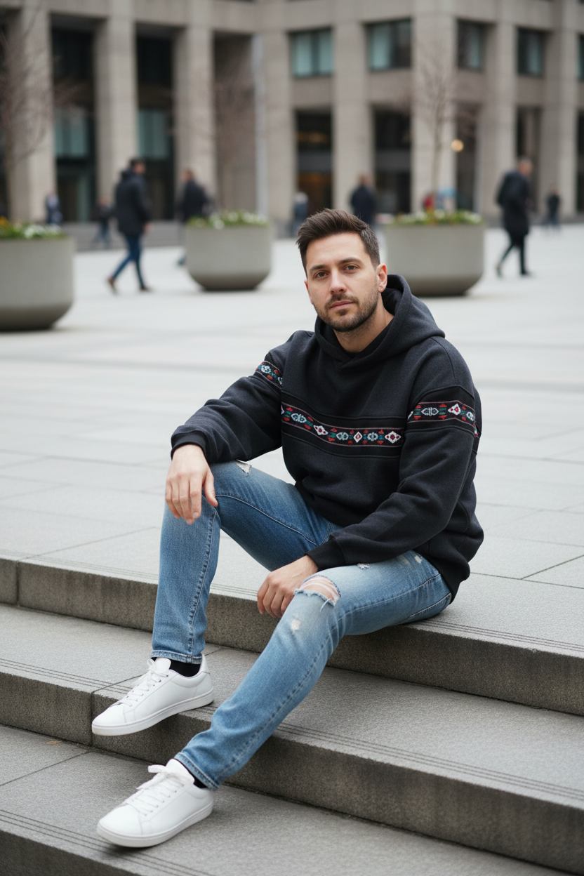 Hoodie Aztec Plaza