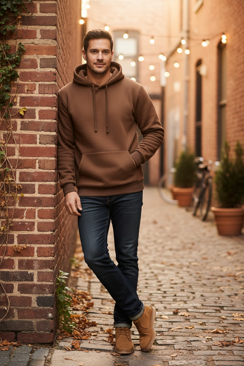 Hoodie Marron