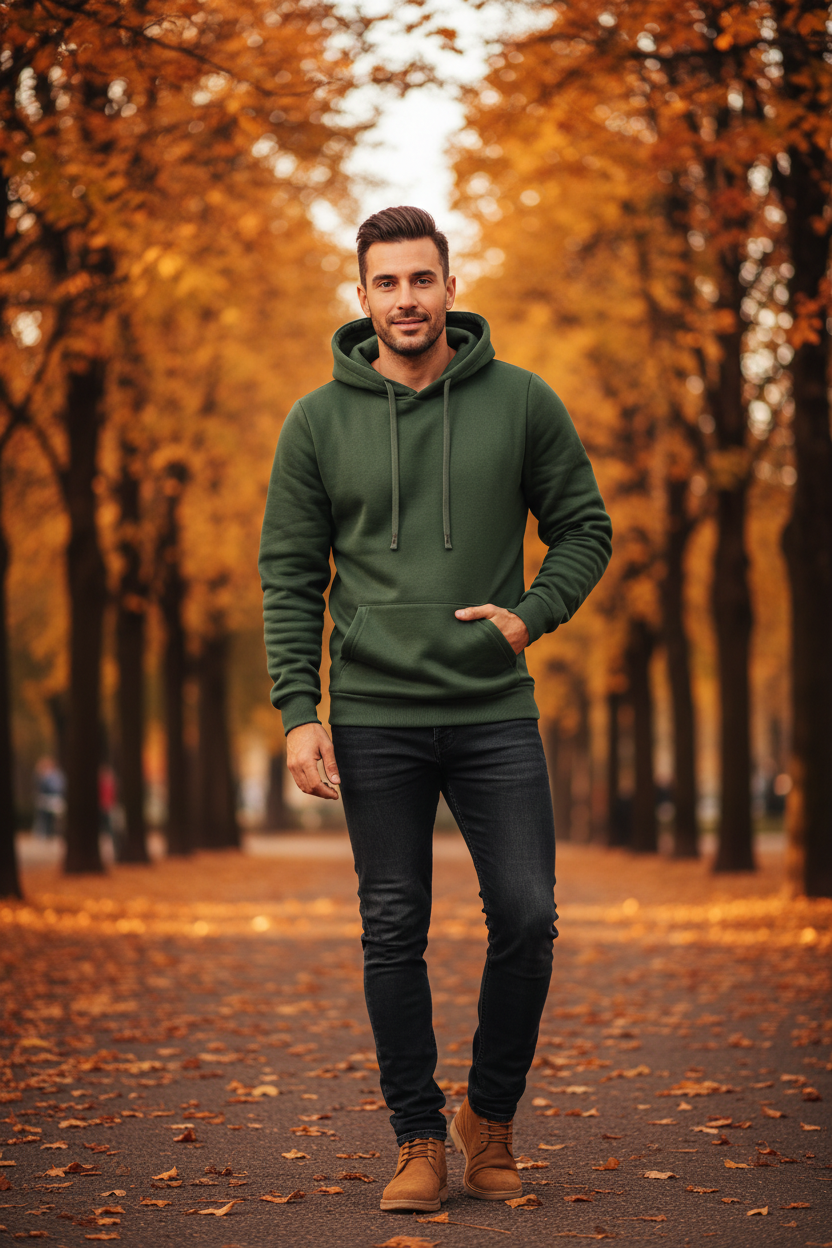 Hoodie Vert