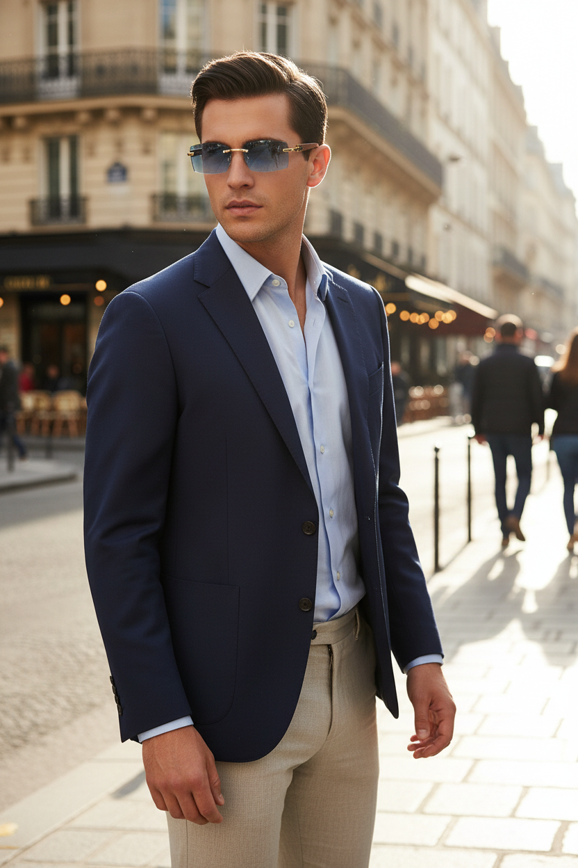 Lunettes Bleu