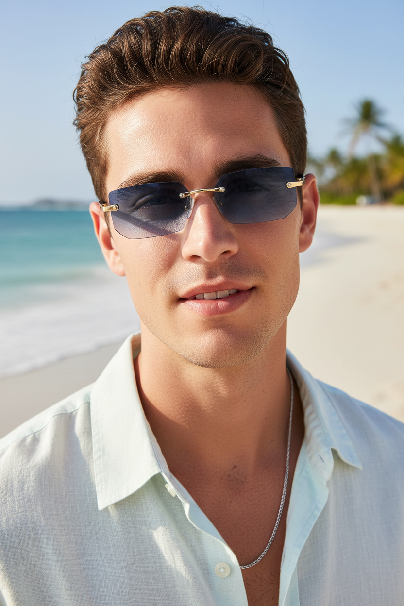 Lunettes MOONBIFFY homme – bleu