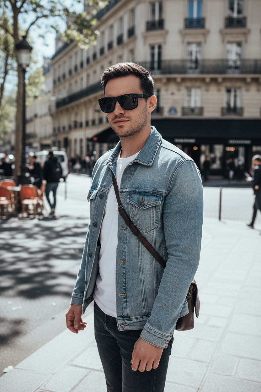 Lunettes Noir 3/4