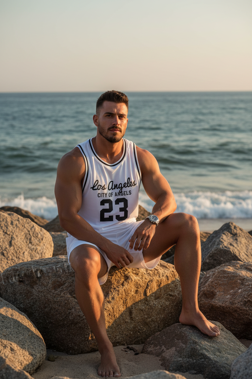 Maillot Blanc – Plage