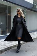 Manteau Matelassé Noir 2