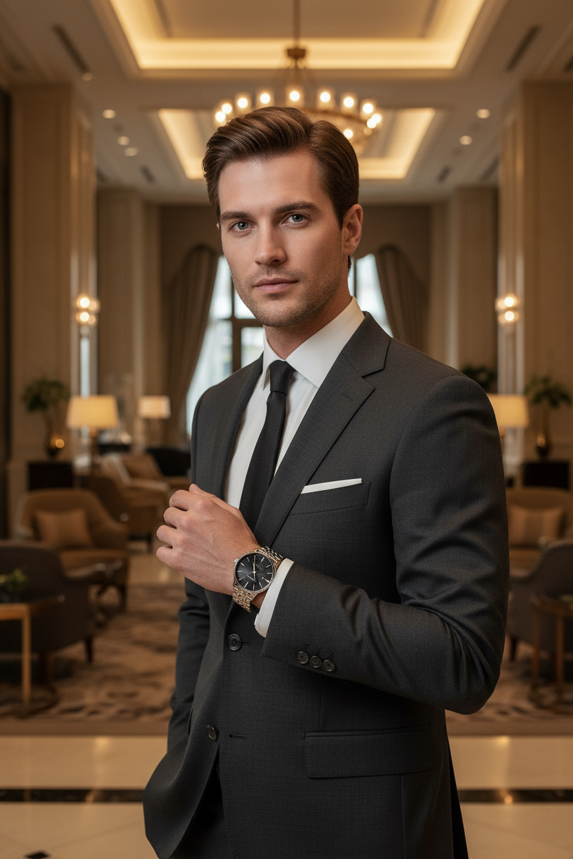 Montre Noire – Mannequin
