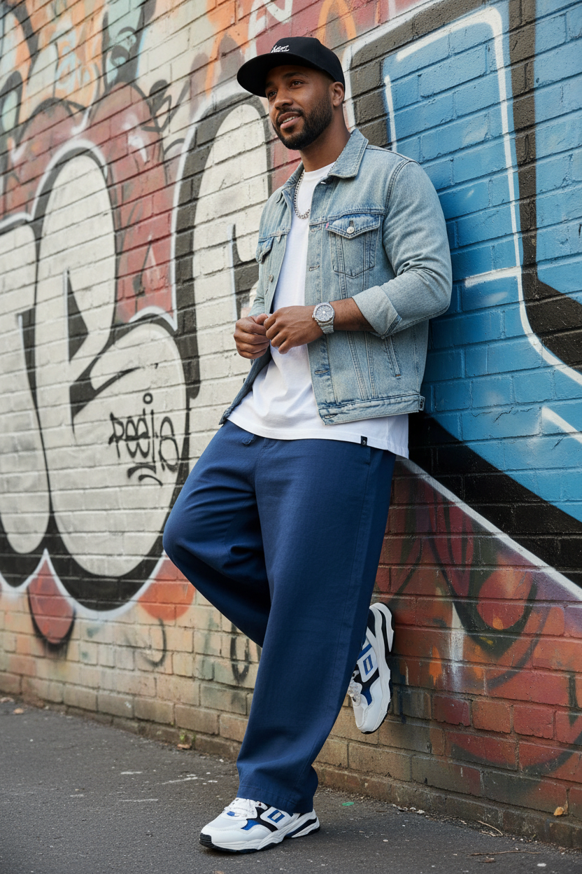Pantalon Bleu