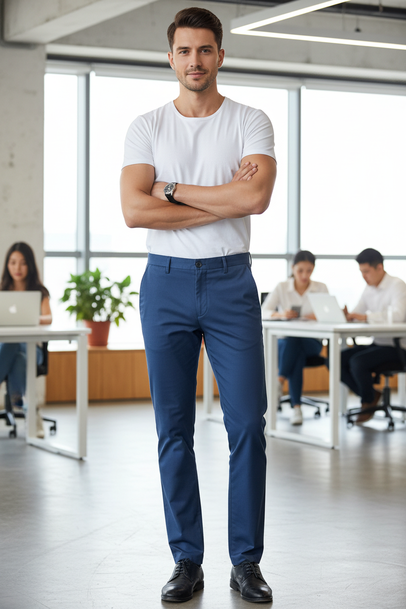Pantalon Bleu