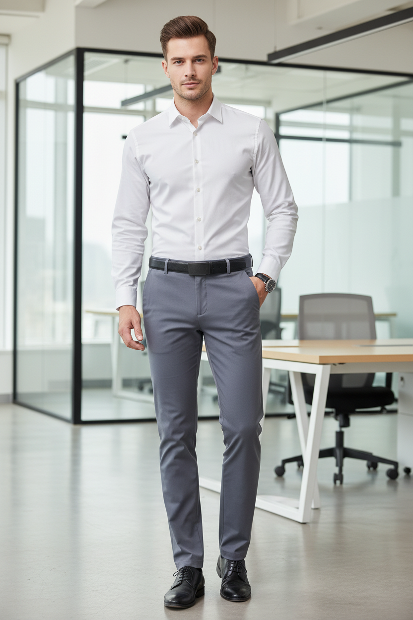 Pantalon Gris