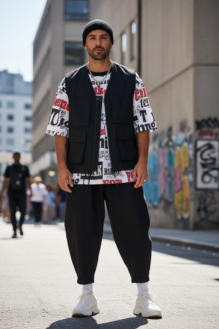 Pantalon Noir