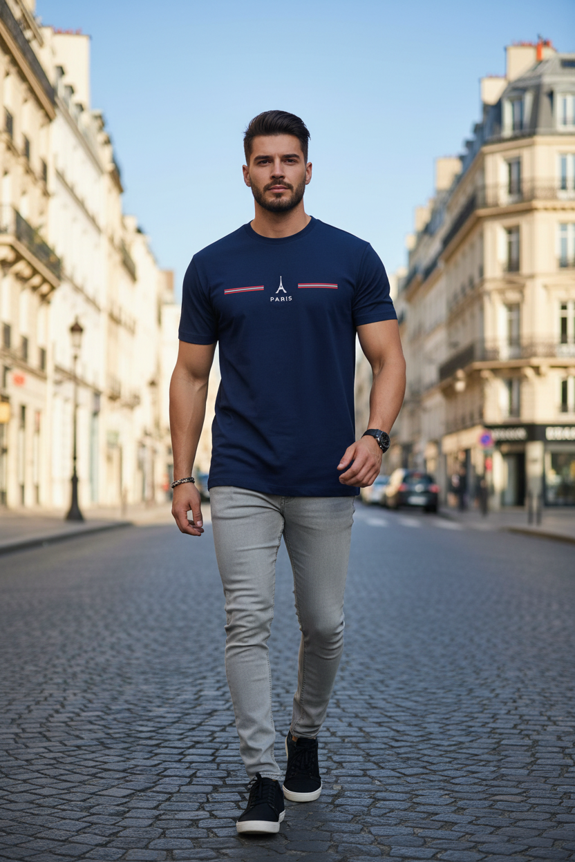 Paris Oversized Bleu Marine