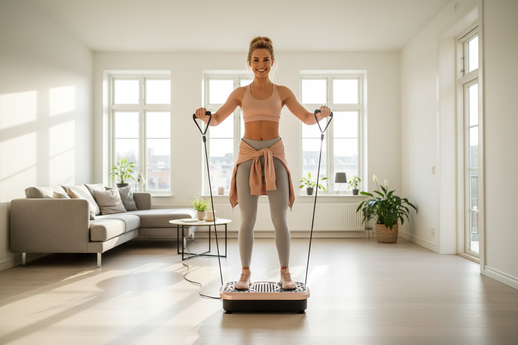 Plaque vibrante – exercice bras