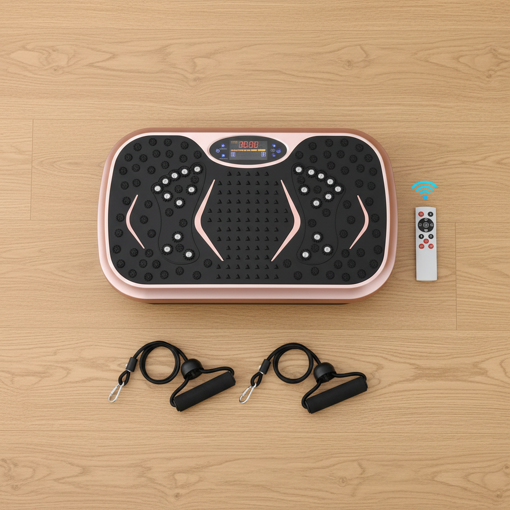 Plaque vibrante – flat lay