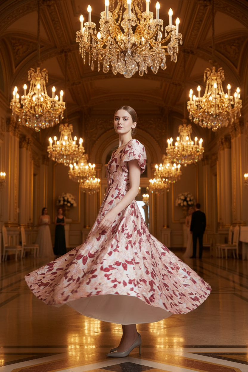 Robe Jacquard - Bal