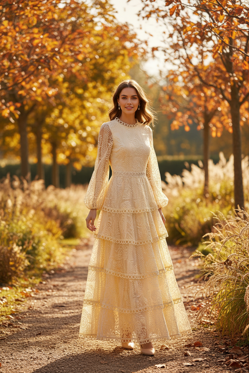 Robe Longue Jaune