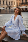 Robe Mini Bleu