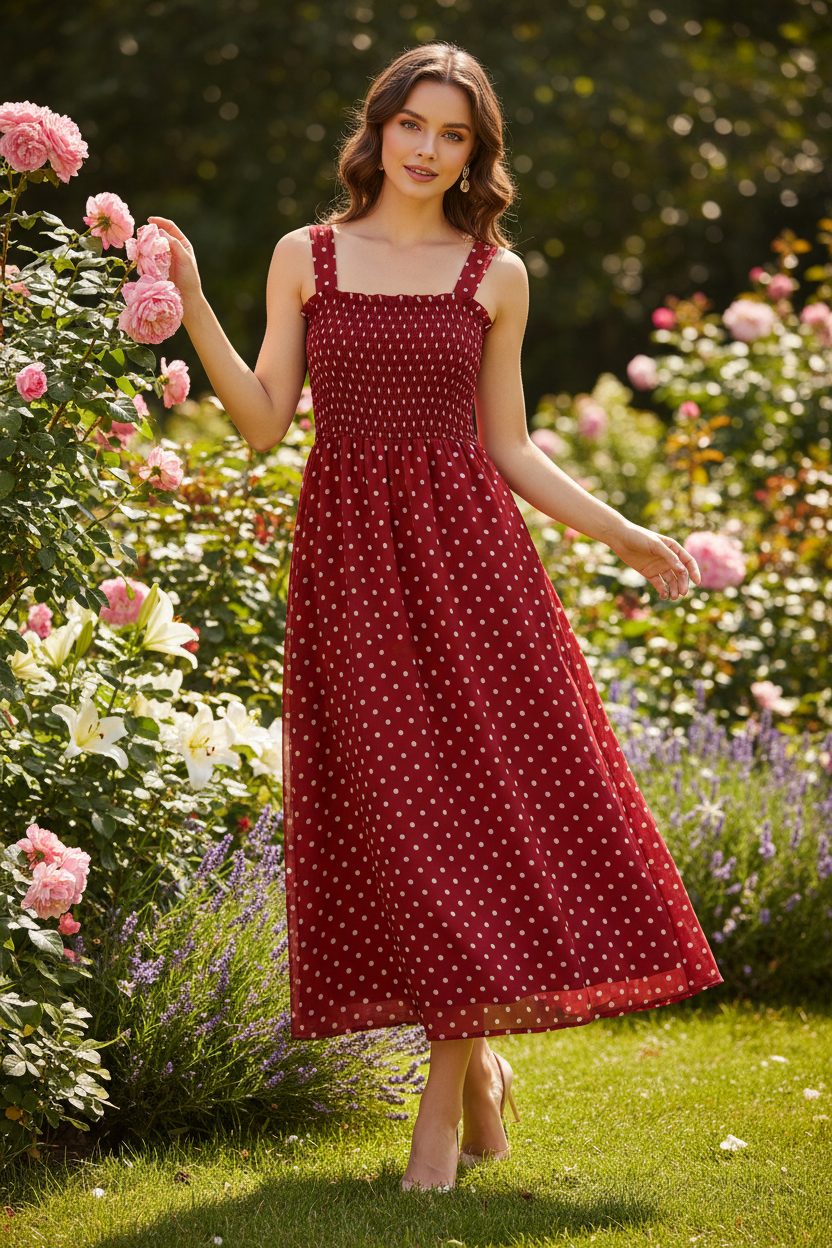 Robe Pois Rouge