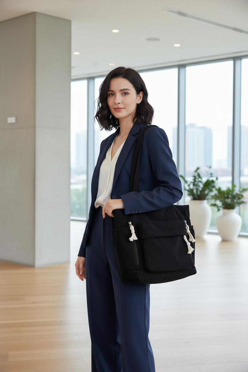 Sac Noir mannequin européen