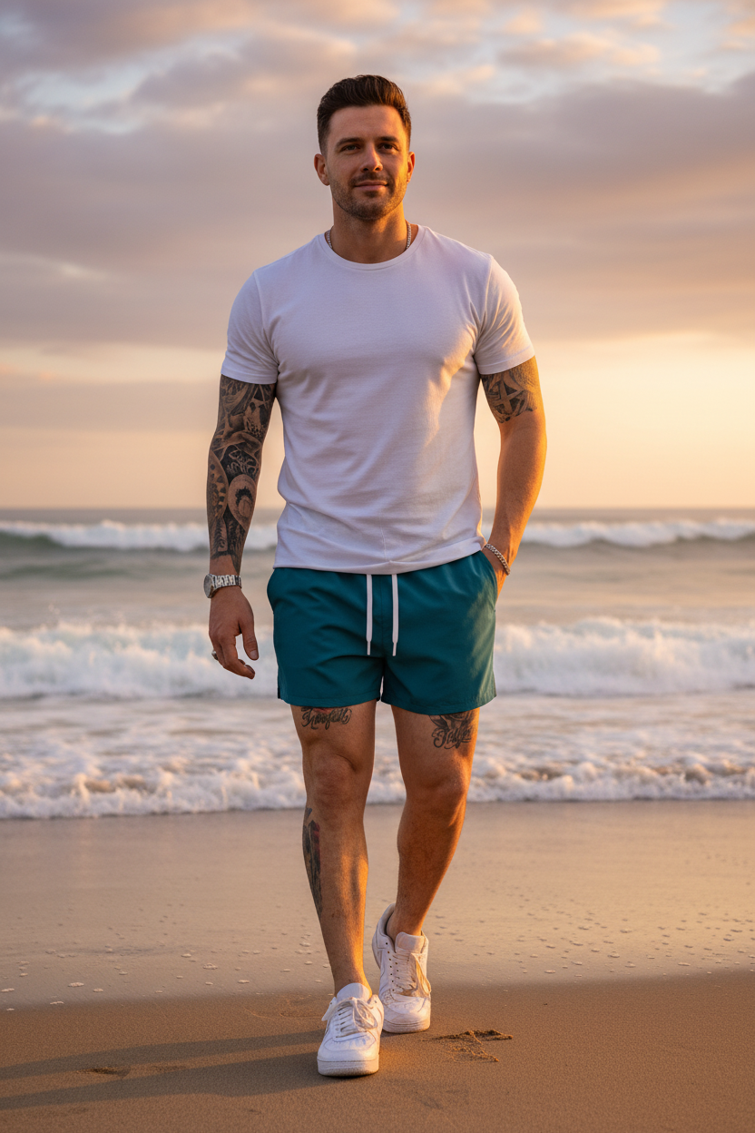 Short Bleu Lac