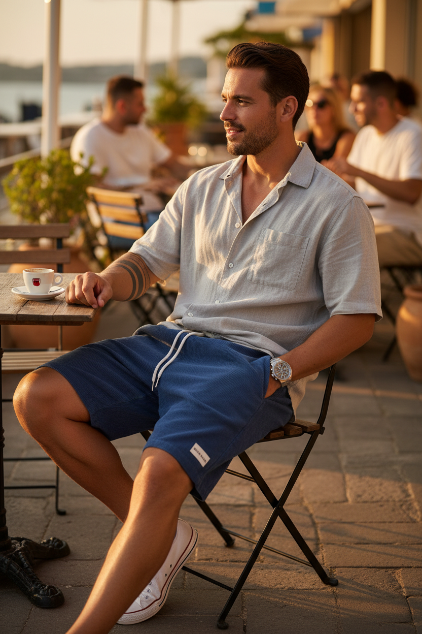 Short Bleu