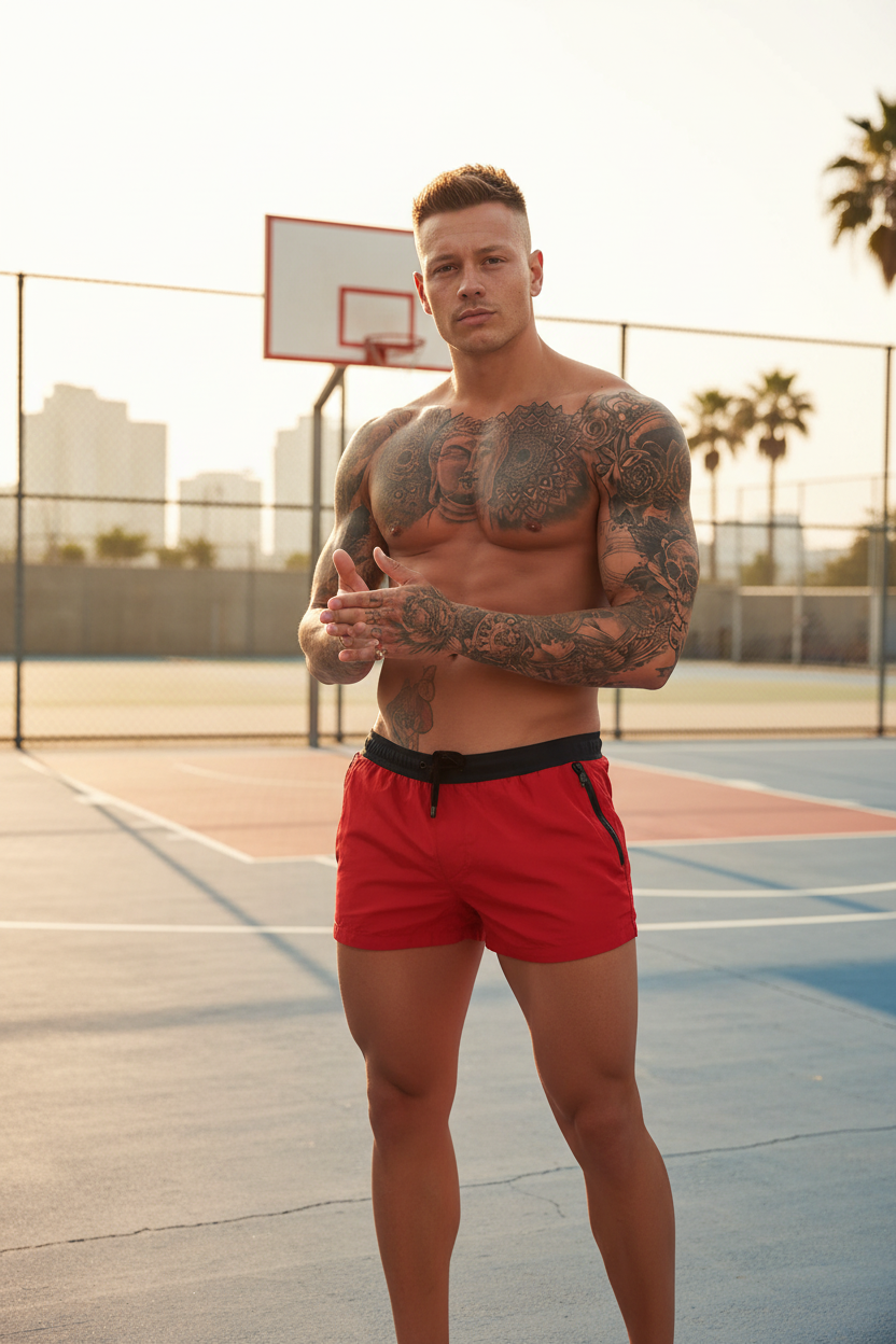 Short Rouge Basketball