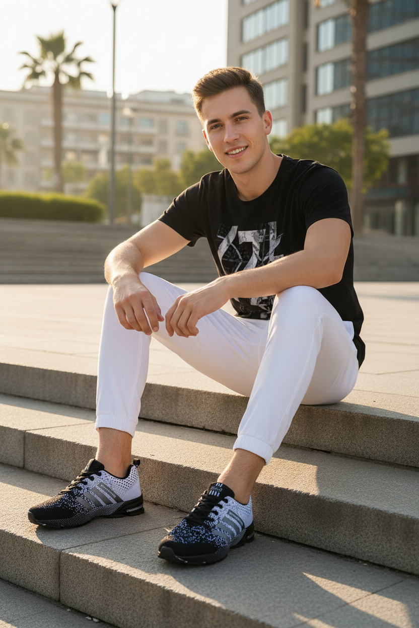 Sneakers Noir Blanc