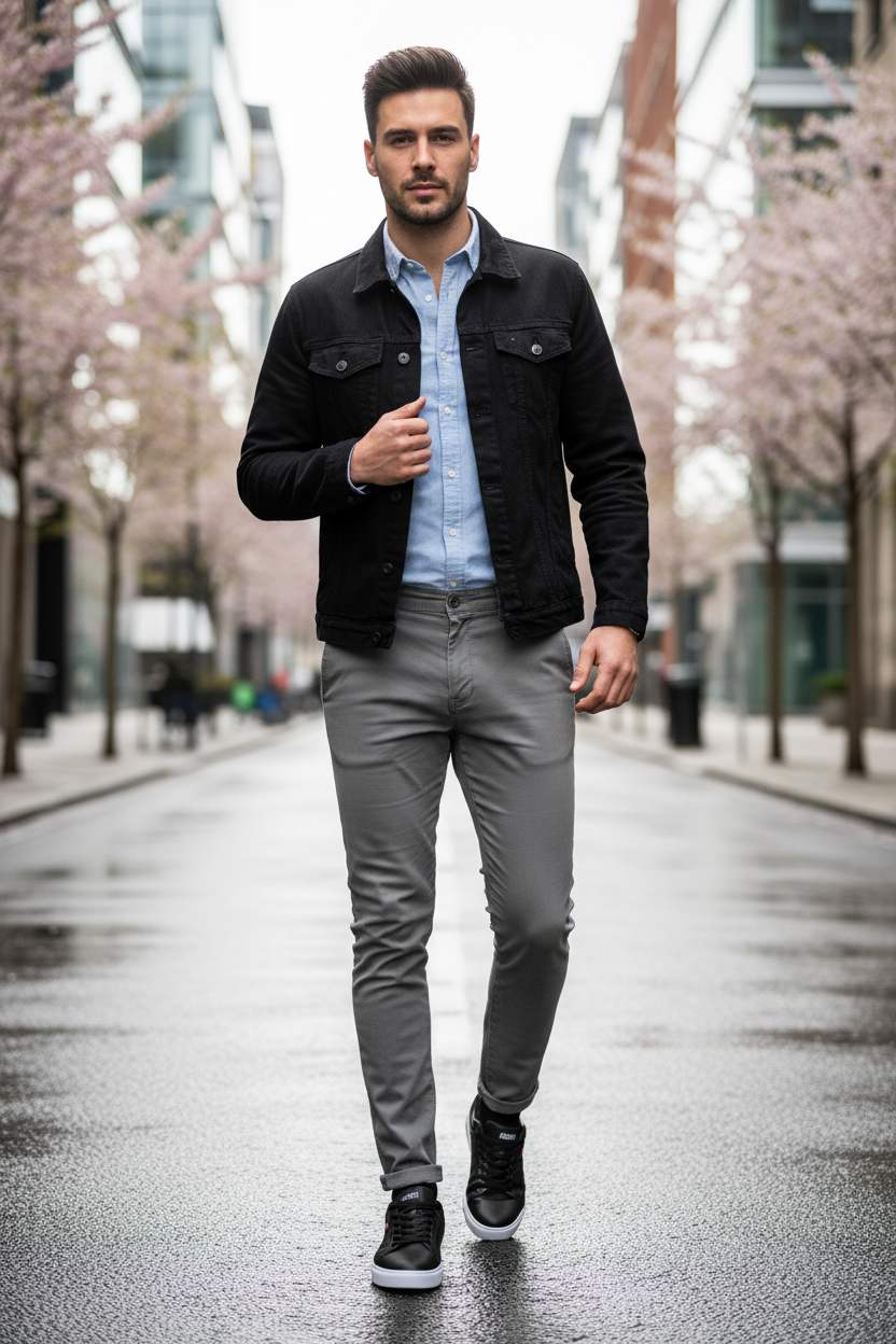 Sneakers Noir – Lifestyle