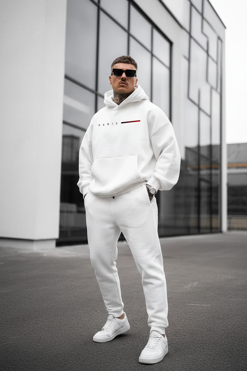 Sweat Paris Blanc