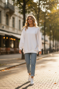 Sweatshirt Blanc - Rue